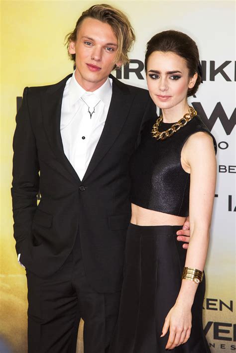 jamie campbell bower freundin|Lily Collins And Jamie Campbell Bower Just .